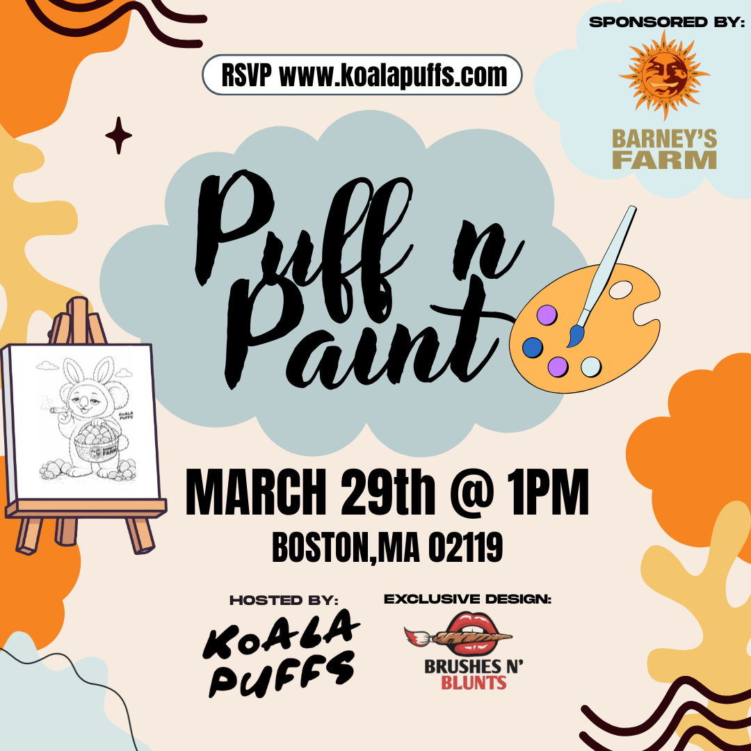 Barneys Farm & Koala Puffs Present: Puff N Paint 3/29/26